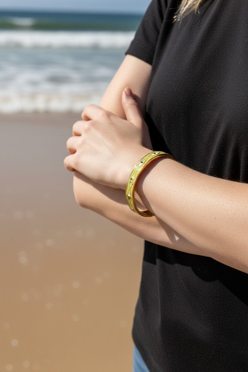 Colorful Enamel Bangle 12