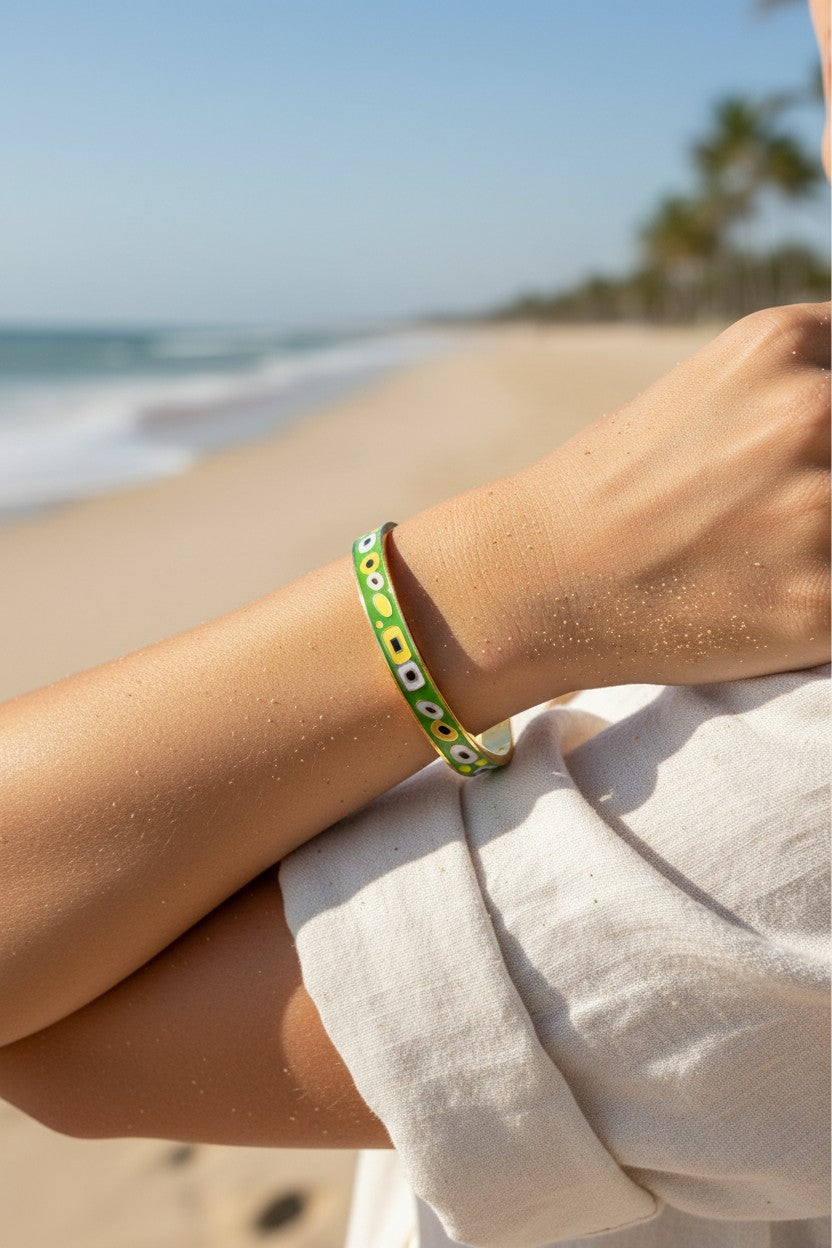 Colorful Enamel Bangle 16
