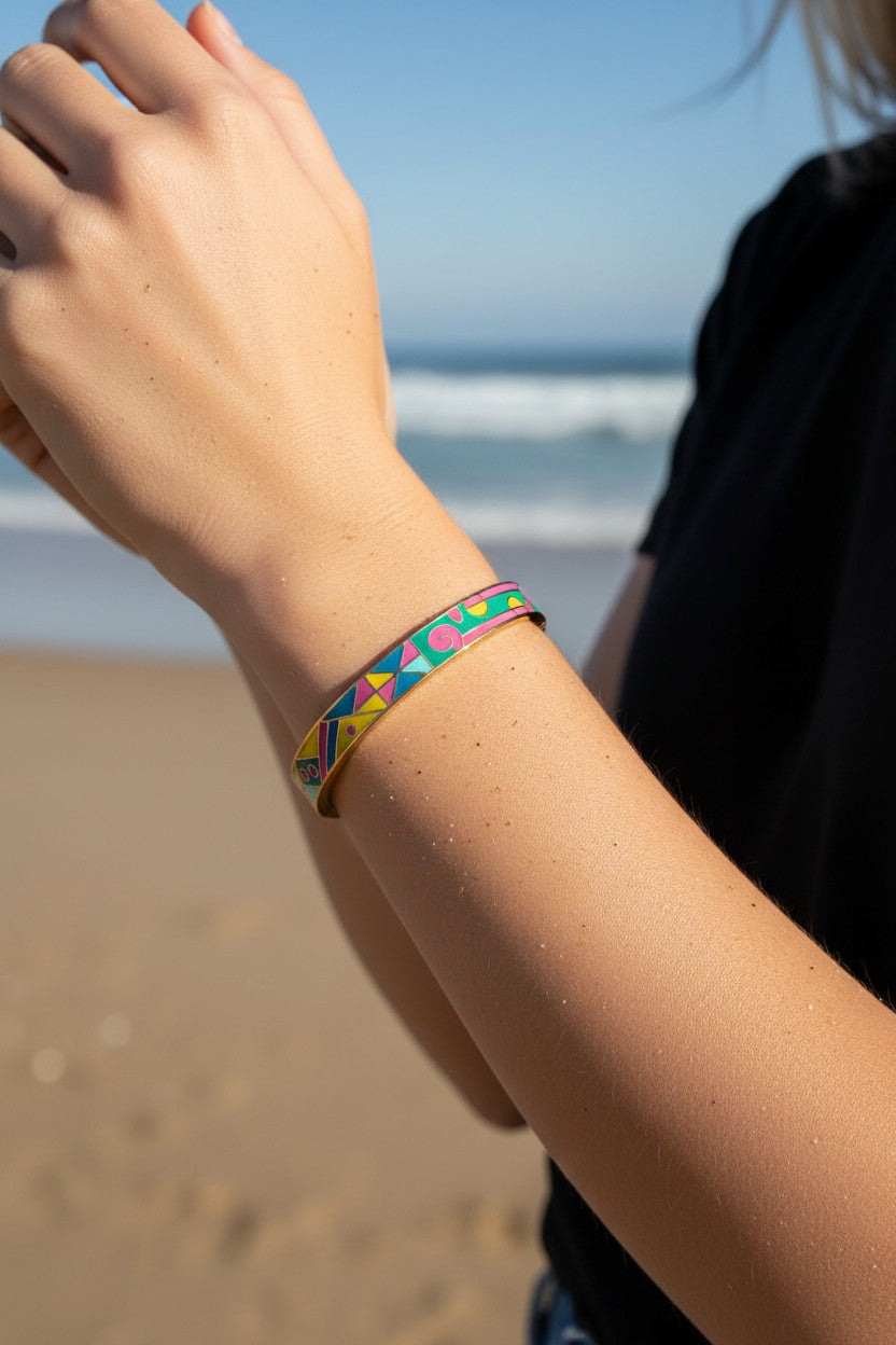 Colorful Enamel Bangle 27
