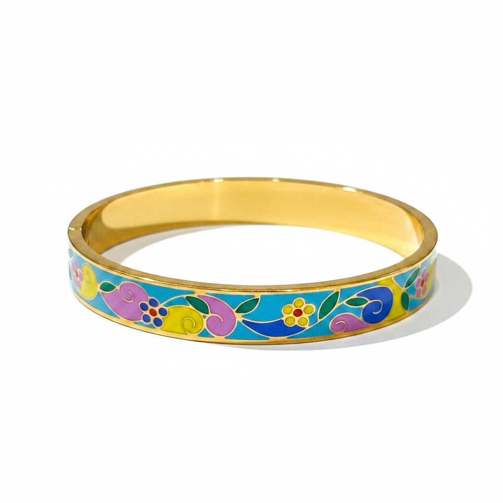 Colorful Enamel Bangle 6