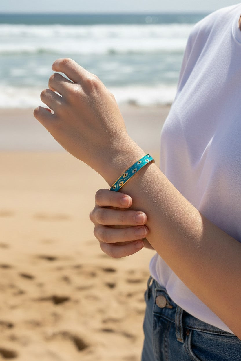 Colorful Enamel Bangle 13