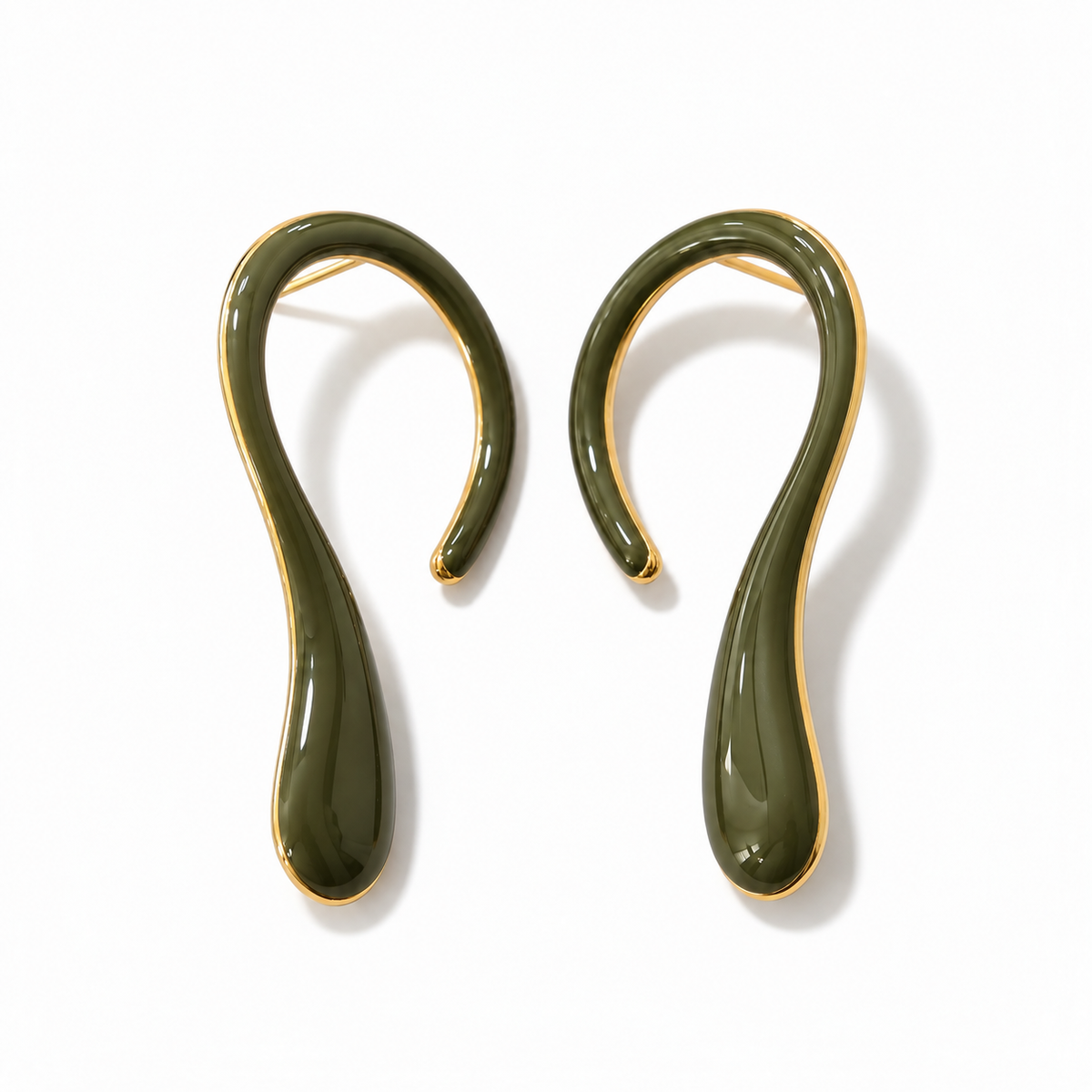 Melt Enamel Earrings