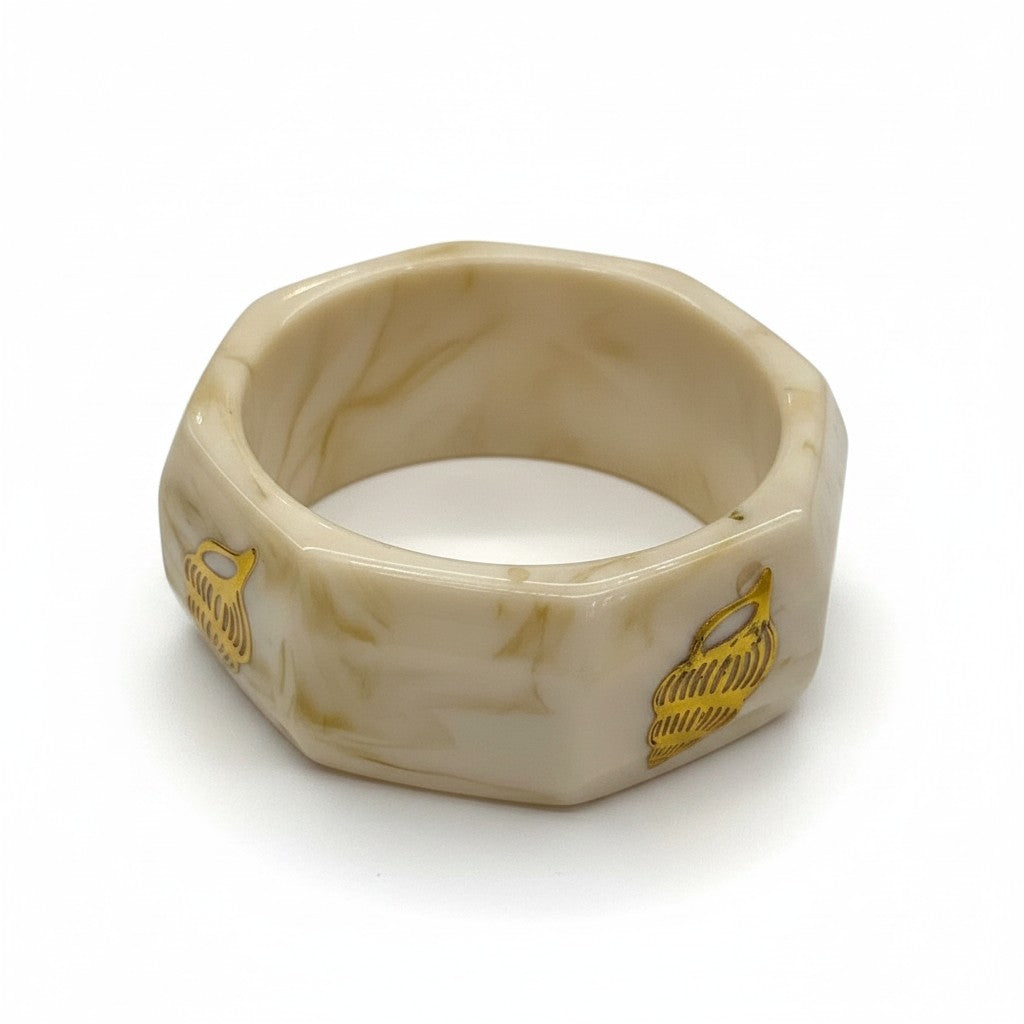 Seashell Resin Bangle