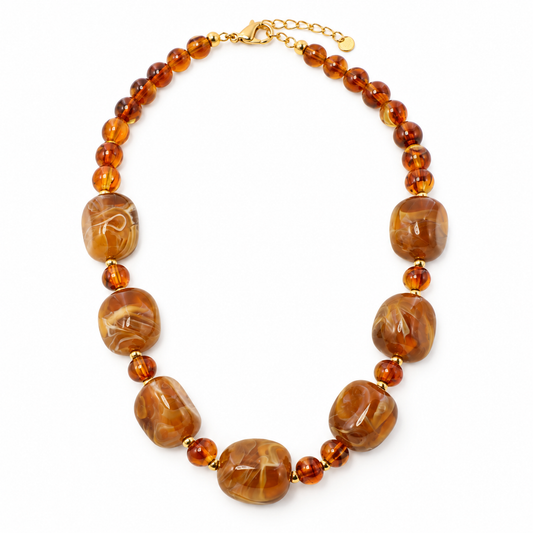 Ambra Sol Resin Necklace