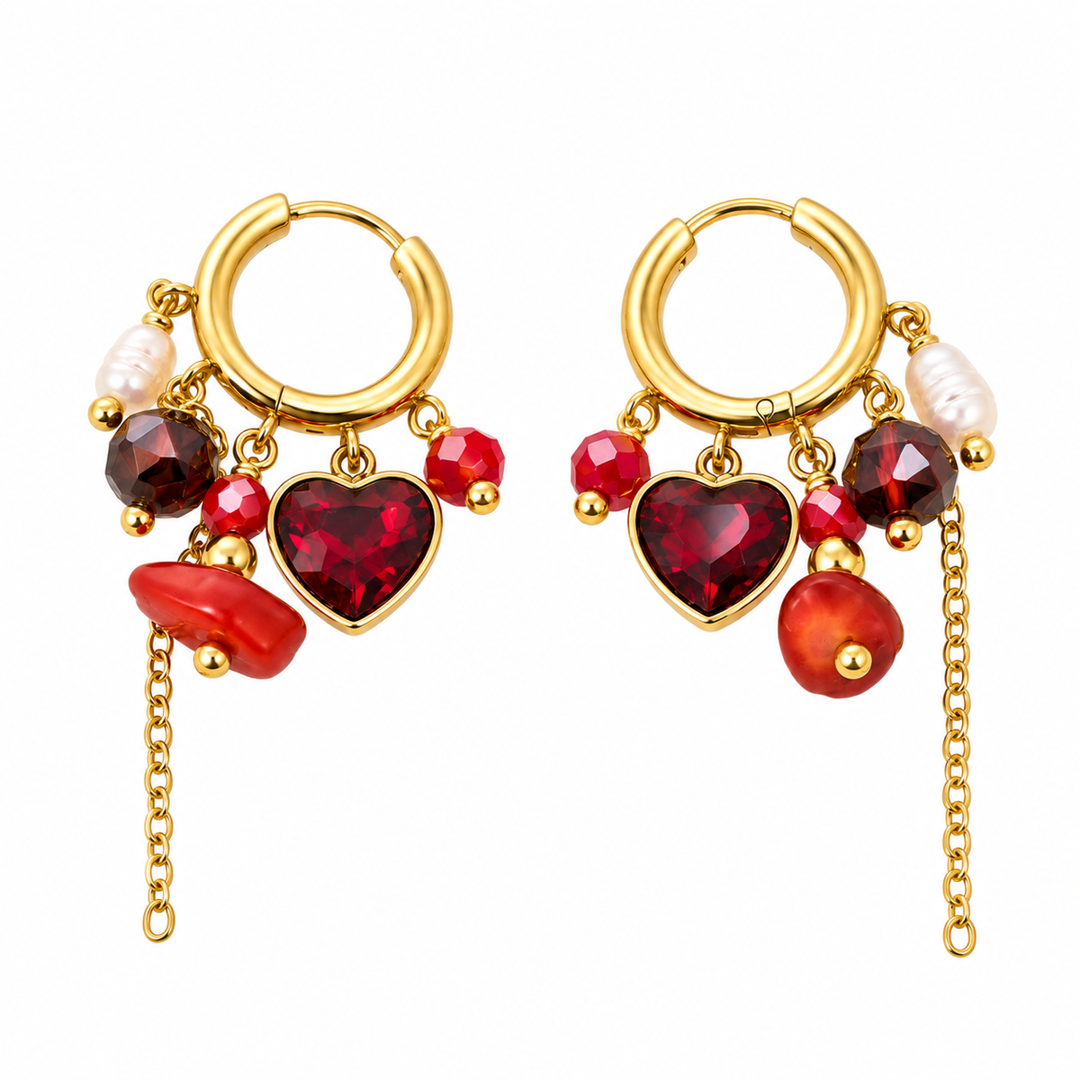 Capri Heart Hoops