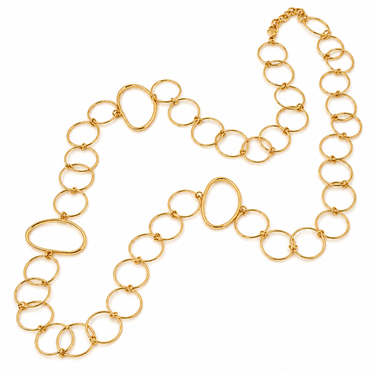 ORVENA Gold Link Necklace