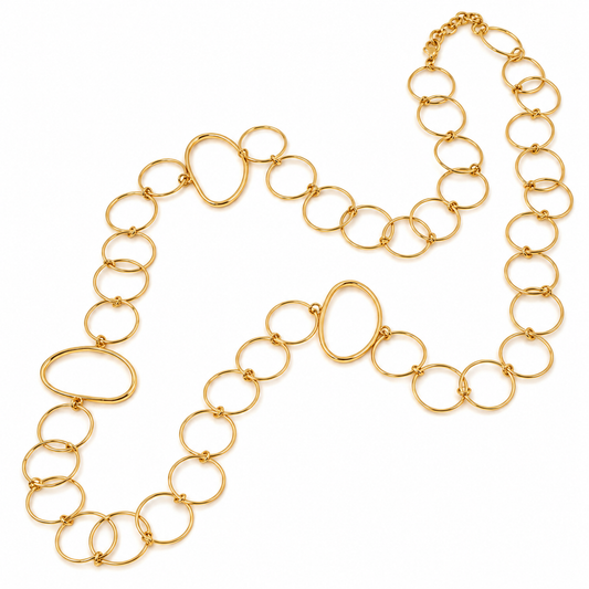 ORVENA Gold Link Necklace