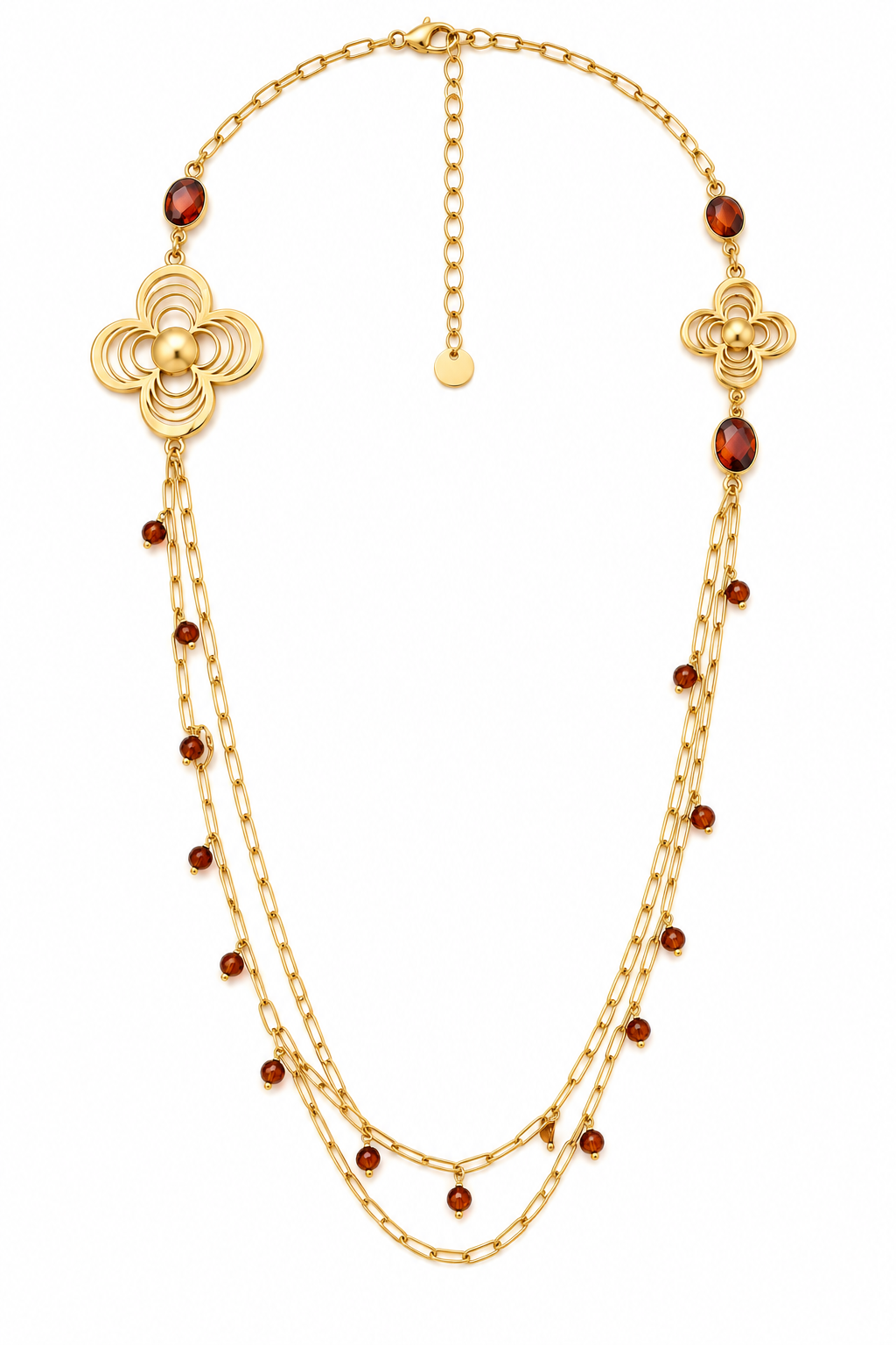 Amber Fleur Necklace