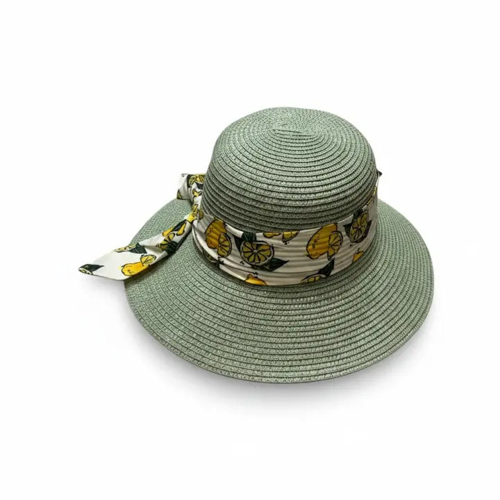 Lemon Straw Summer Hat