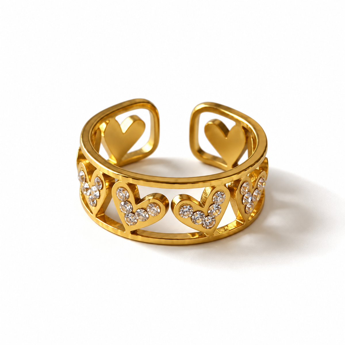 Amora Stainless Steel Ring