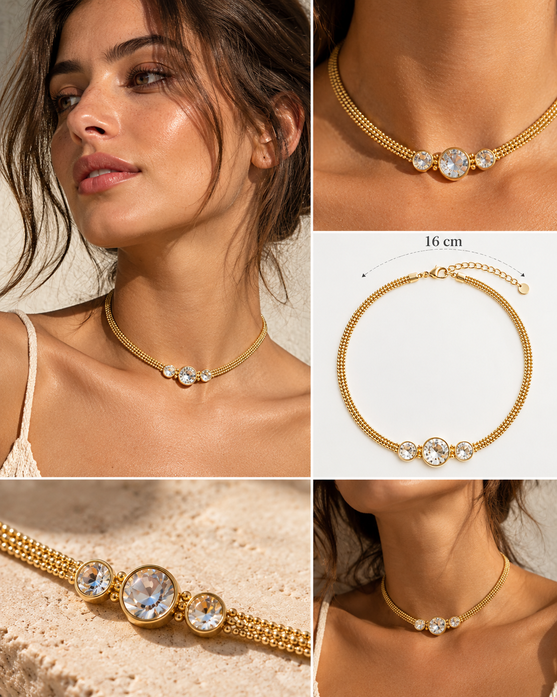 Soléa Crystal Necklace