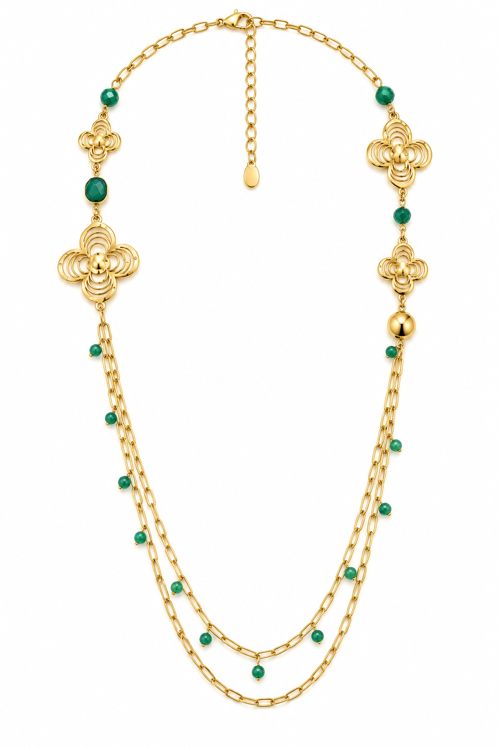 Amber Fleur Necklace
