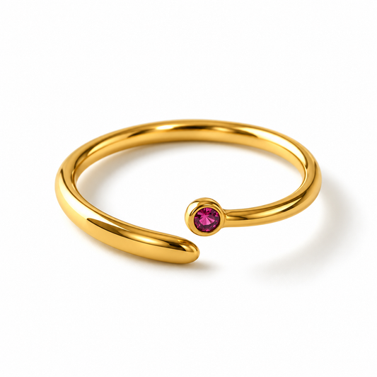 Dotty Stainless Steel Ring