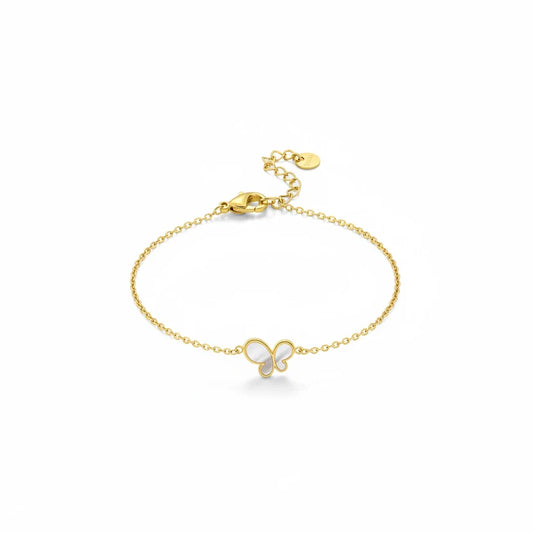 White Butterfly Bracelet