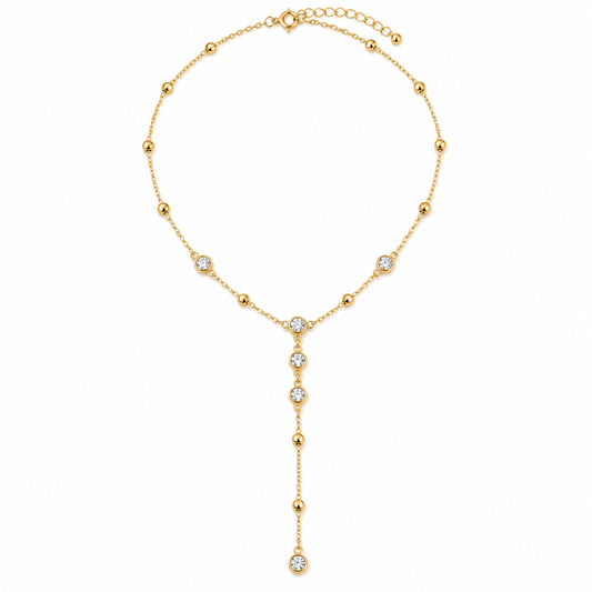 ELARA  Gold Y Necklace