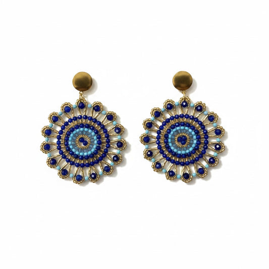 Azure Bloom Earrings