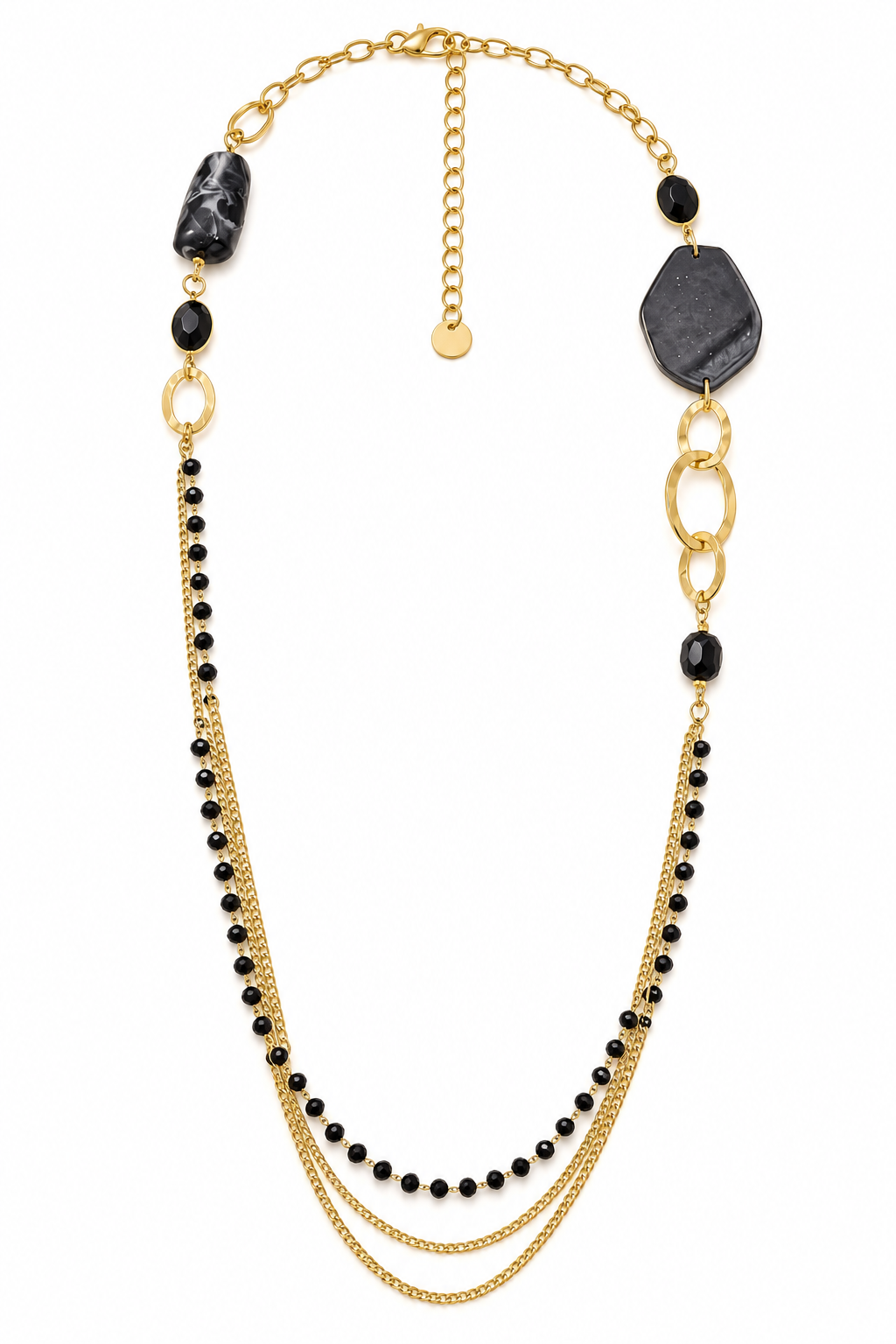 MEDITERRANEAN GLOW Layered Necklace