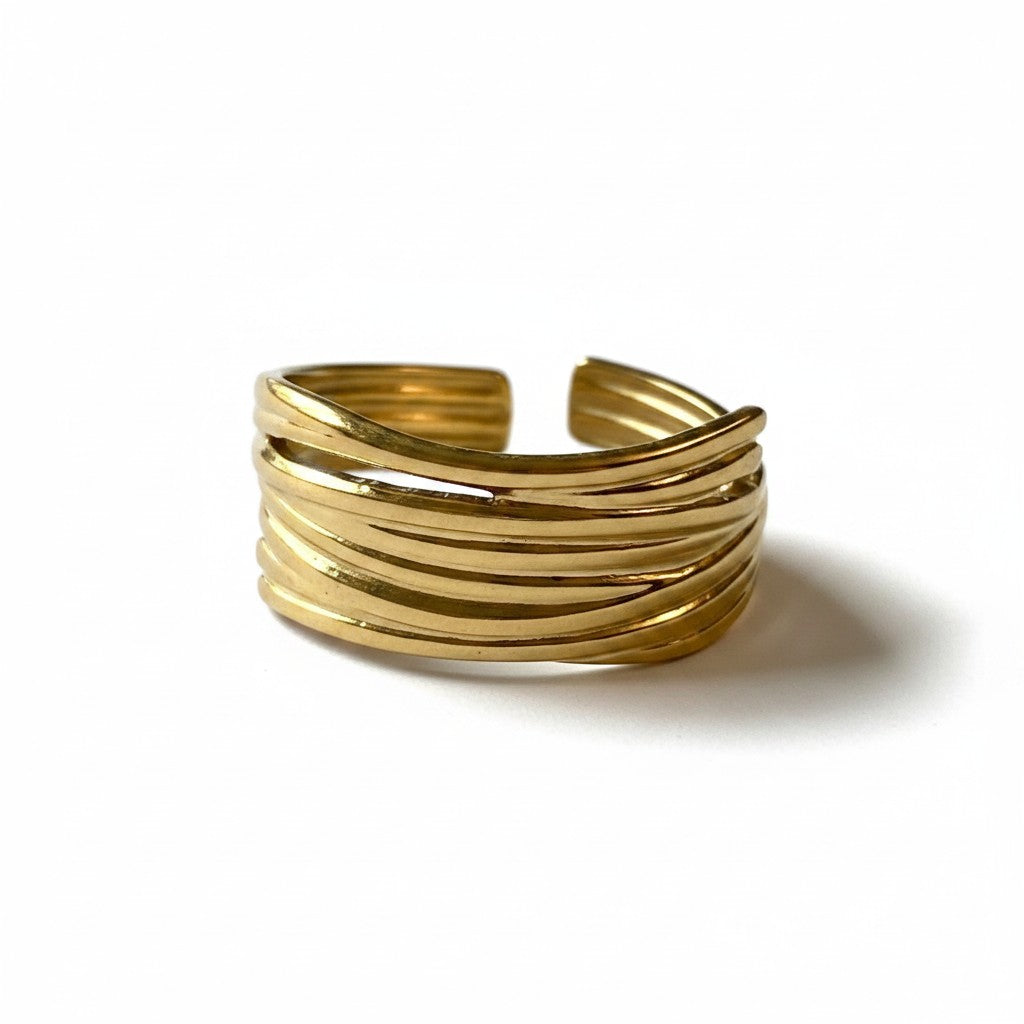 Cascade Stainless Steel Ring