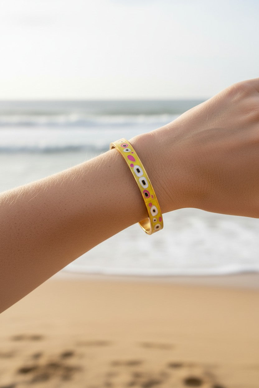 Colorful Enamel Bangle 17