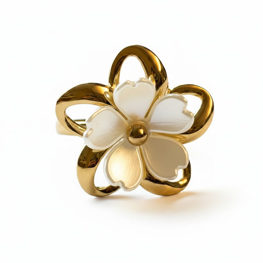 Blossom Stainless Steel Ring
