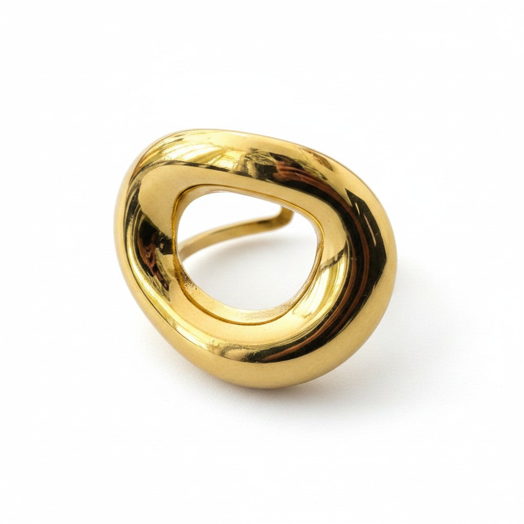 Pebble Stainless Steel Ring