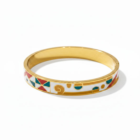 Colorful Enamel Bangle 25