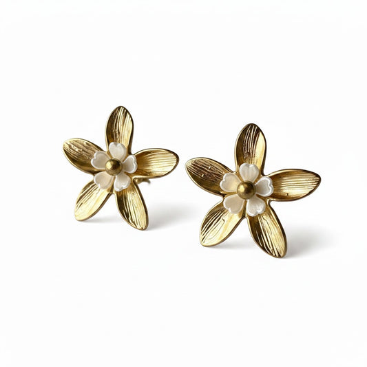 Golden Blossom Studs