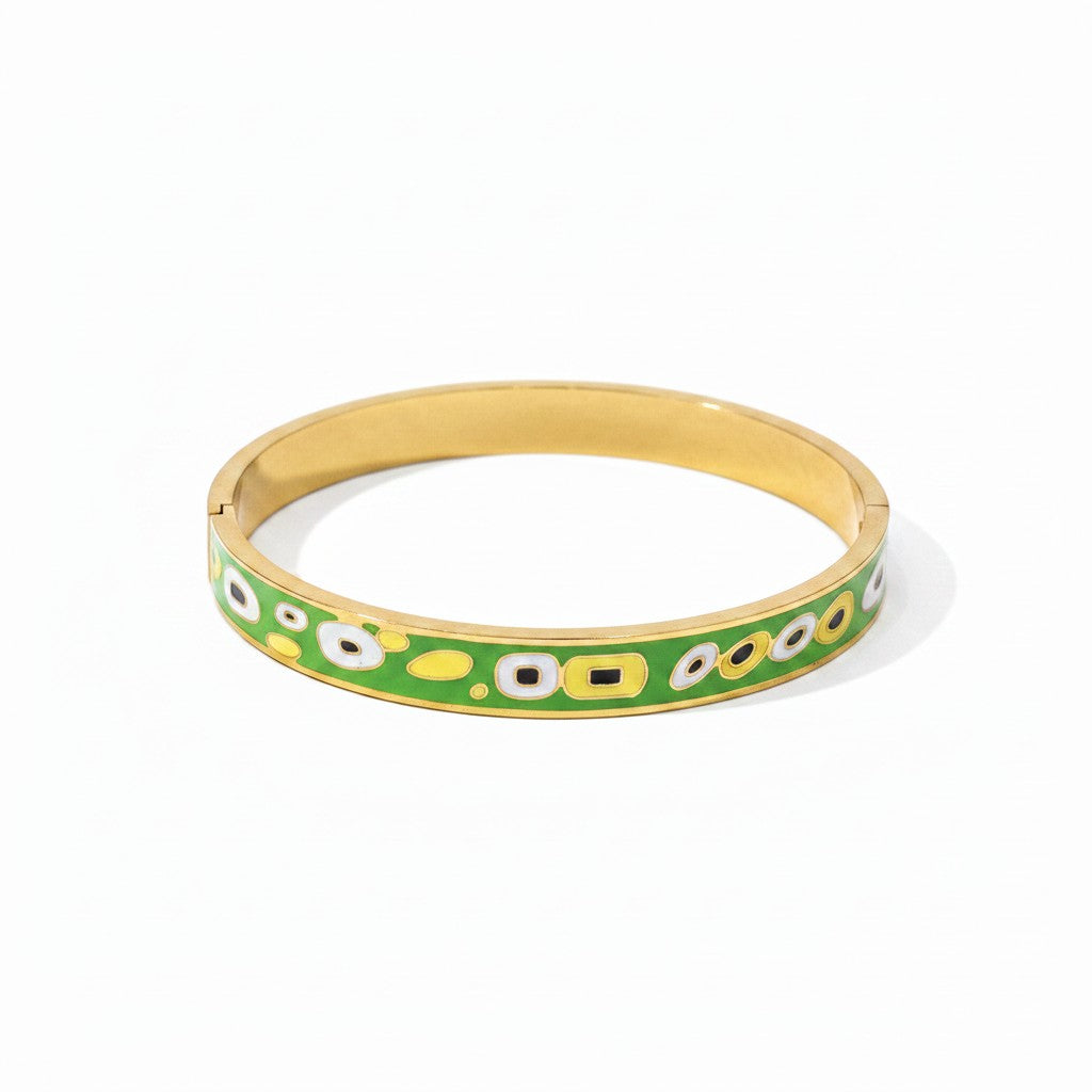 Colorful Enamel Bangle 16