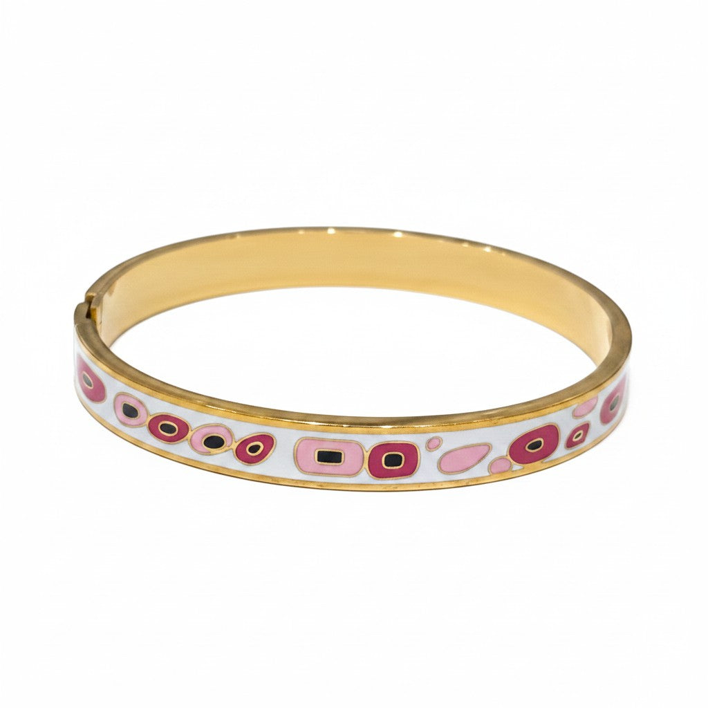 Colorful Enamel Bangle 18