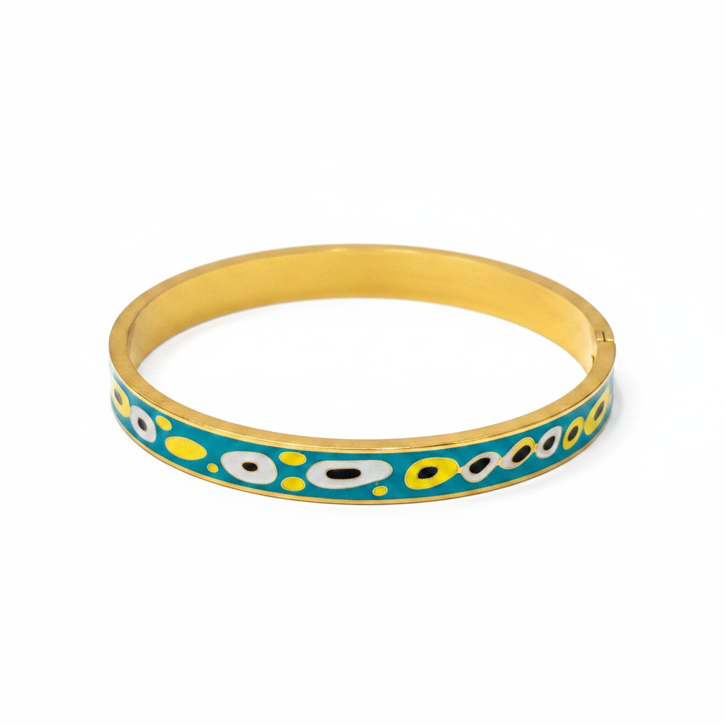 Colorful Enamel Bangle 21