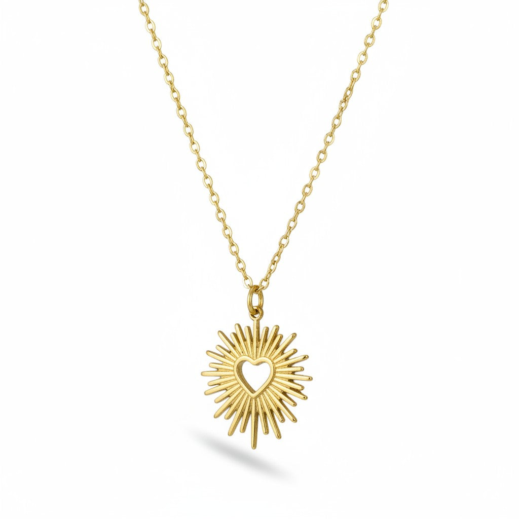 Halo Heart Necklace