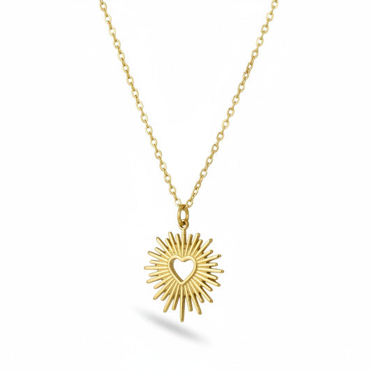 Halo Heart Necklace