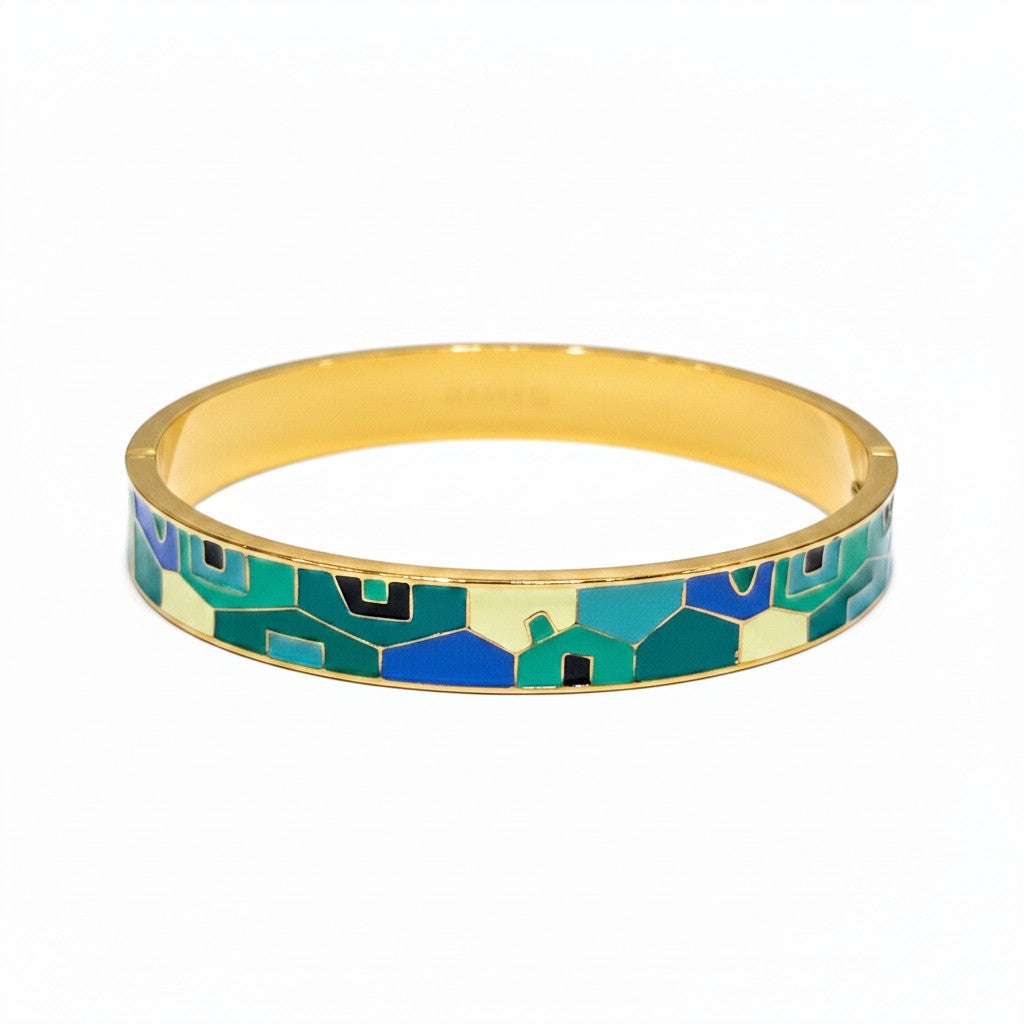Colorful Enamel Bangle 4