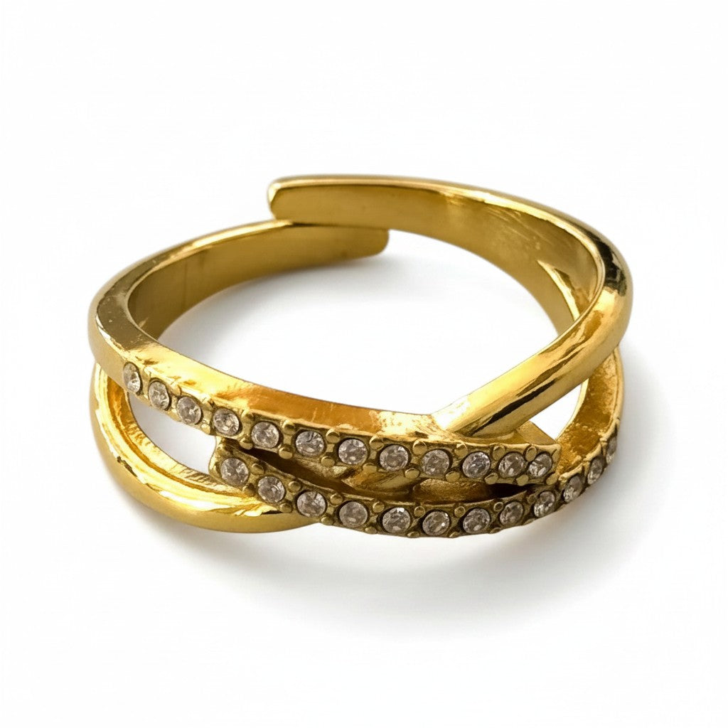Twist Stainless Steel Ring
