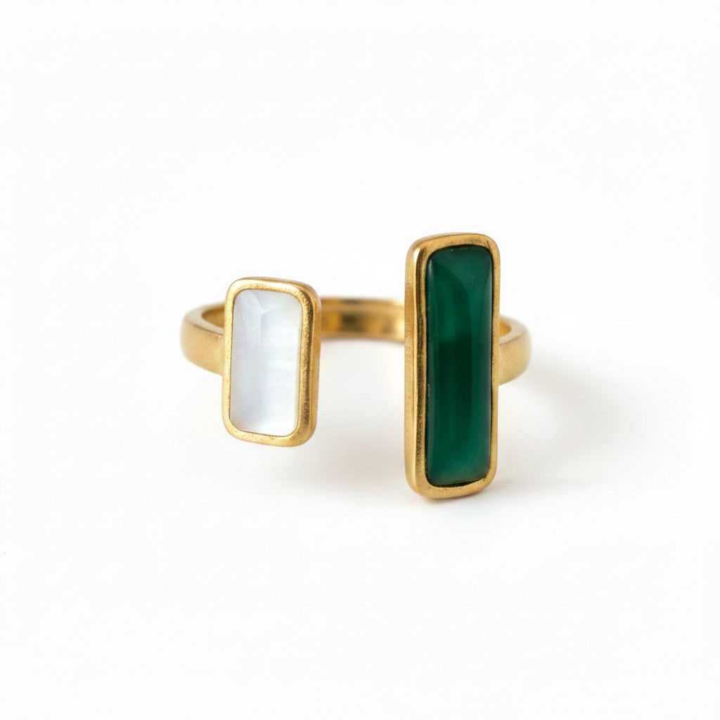 Duo Stone Ring