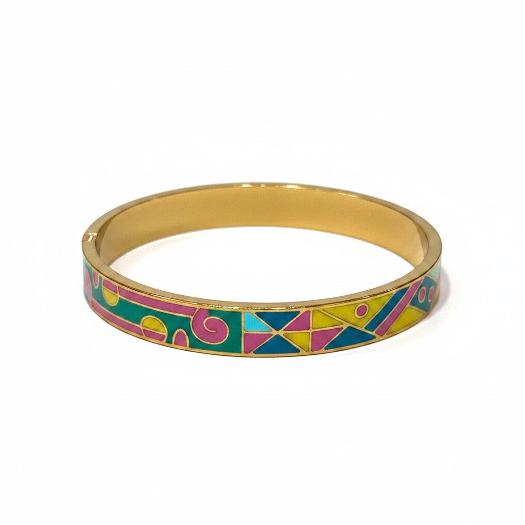 Colorful Enamel Bangle 27