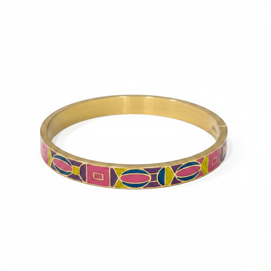 Colorful Enamel Bangle 24