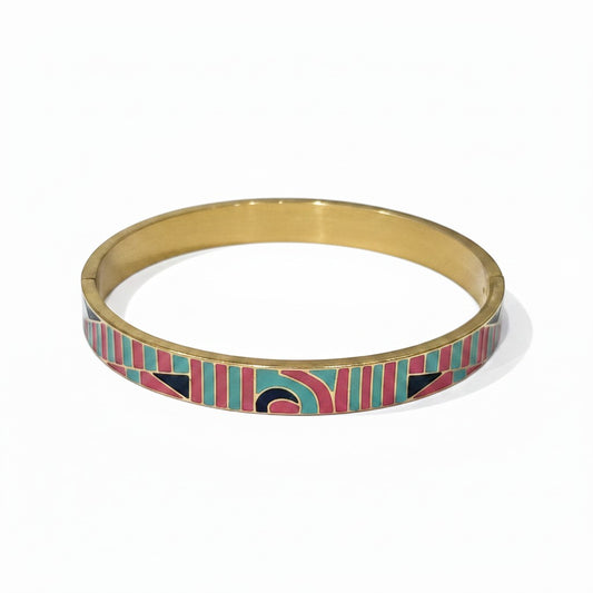 Colorful Enamel Bangle 20