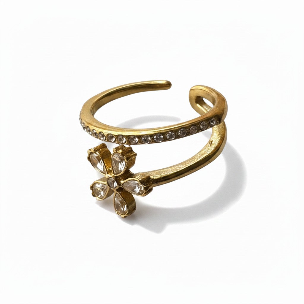 Flora Crystal Ring