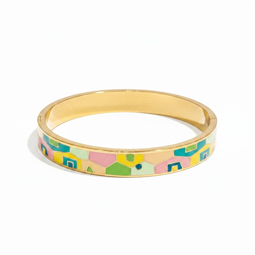 Colorful Enamel Bangle 8
