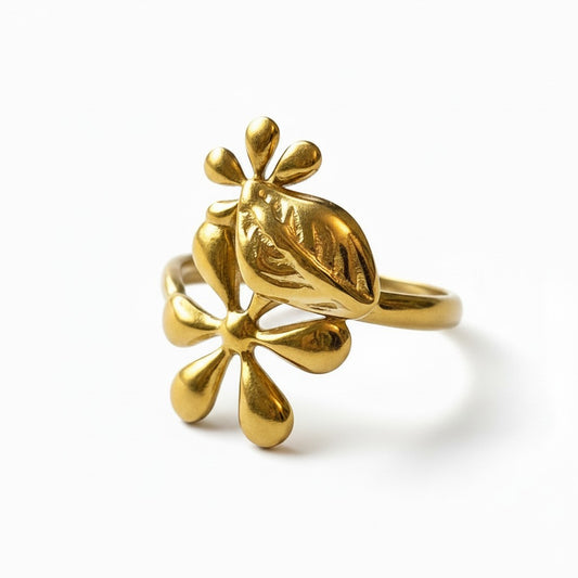 Bloom Stainless Steel Ring