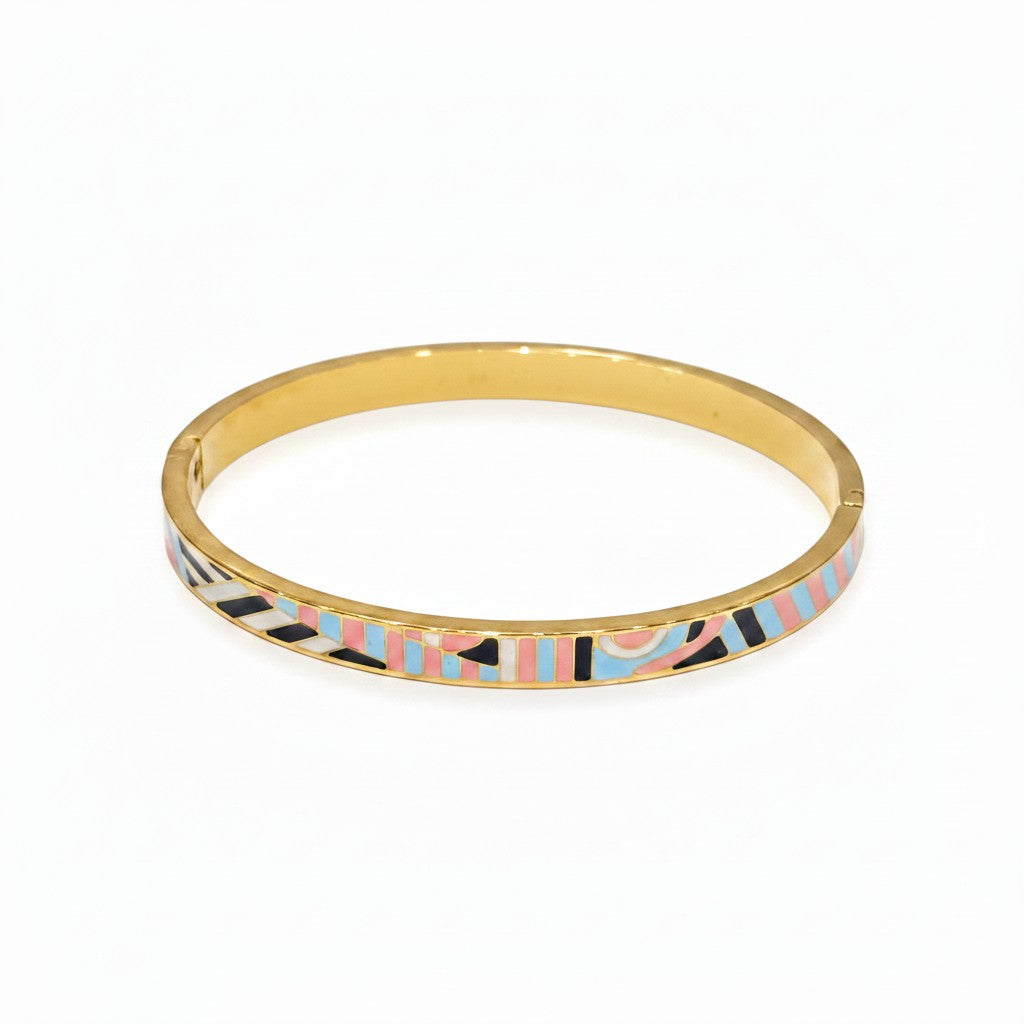 Colorful Enamel Bangle 22