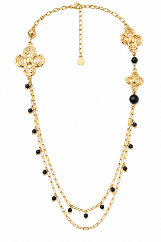 Amber Fleur Necklace
