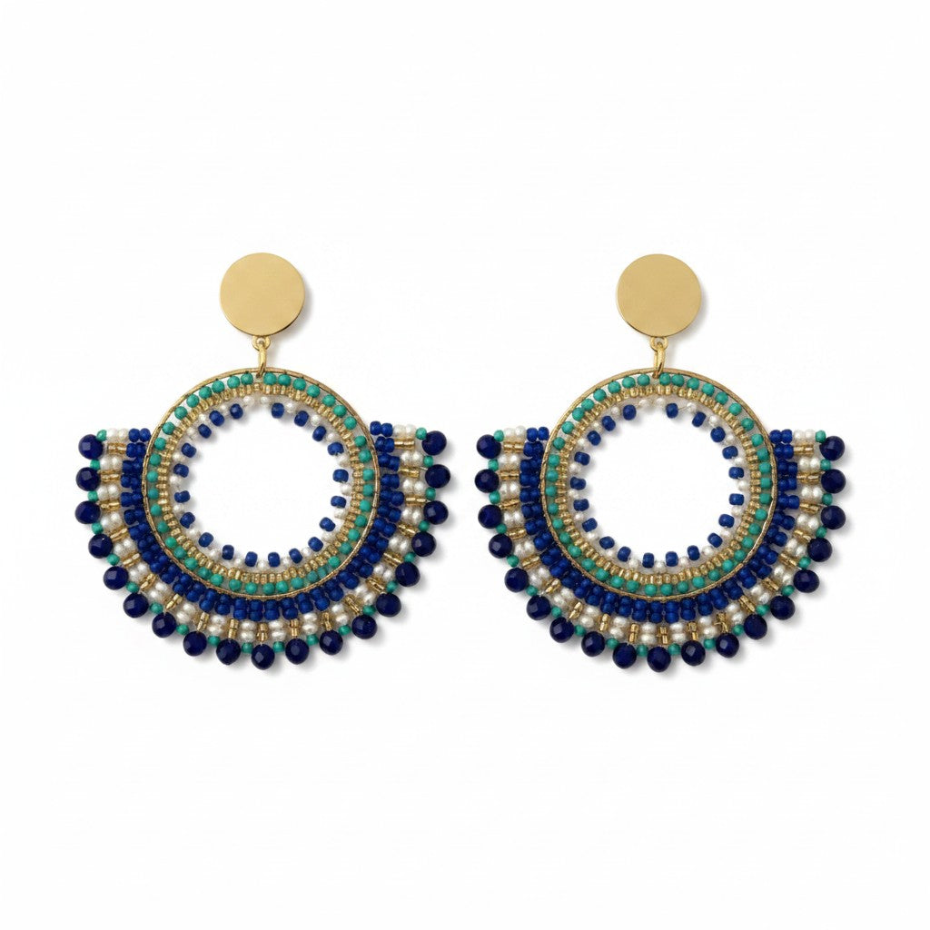 Mediterranean Halo Earrings
