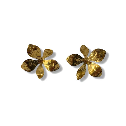 Golden Petal Studs